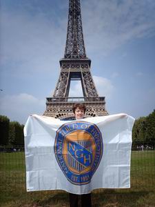 NGH flag with tower
